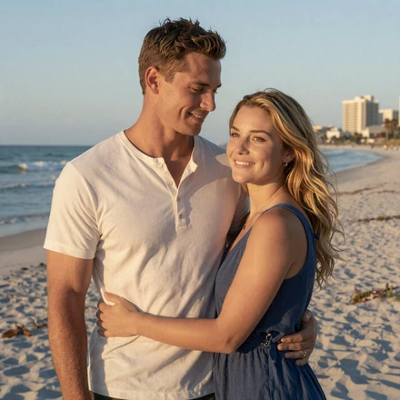 James and Madison, a Navy couple reunited after deployment thanks to Valor Romance